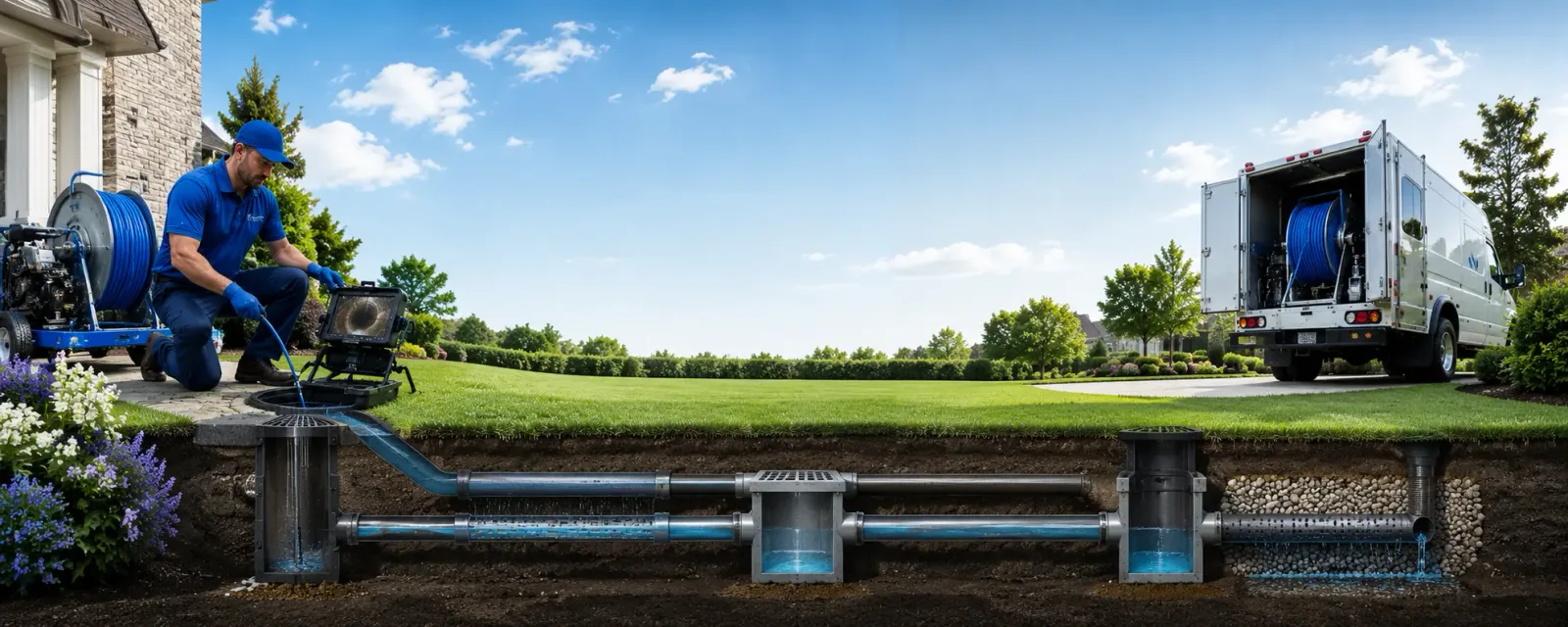 Outdoor drain cleaning information for Ravenswood, WV